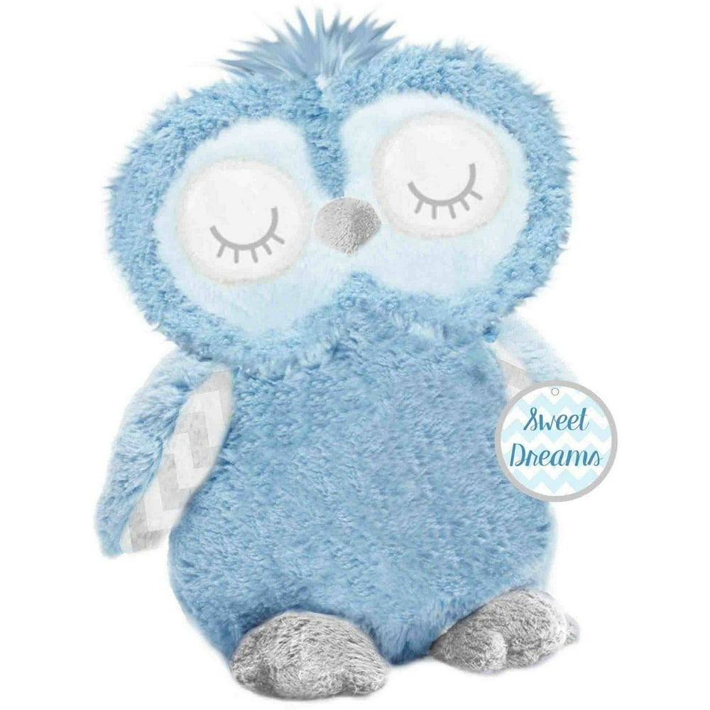First and Main, Inc. 7" Sweet Owlz Plush Owl, Blue