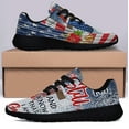 thumbnail image 3 of Jesus ChriStCross ChriStas Be Stll Know That I Am God Shoes Sneakers Black Size 8.5, 3 of 7