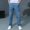 Blue, variant on Boys Cargo Pants Solid Multi Pockets School Uniform Outer Daily Kids Long Pants for 3-14 Years