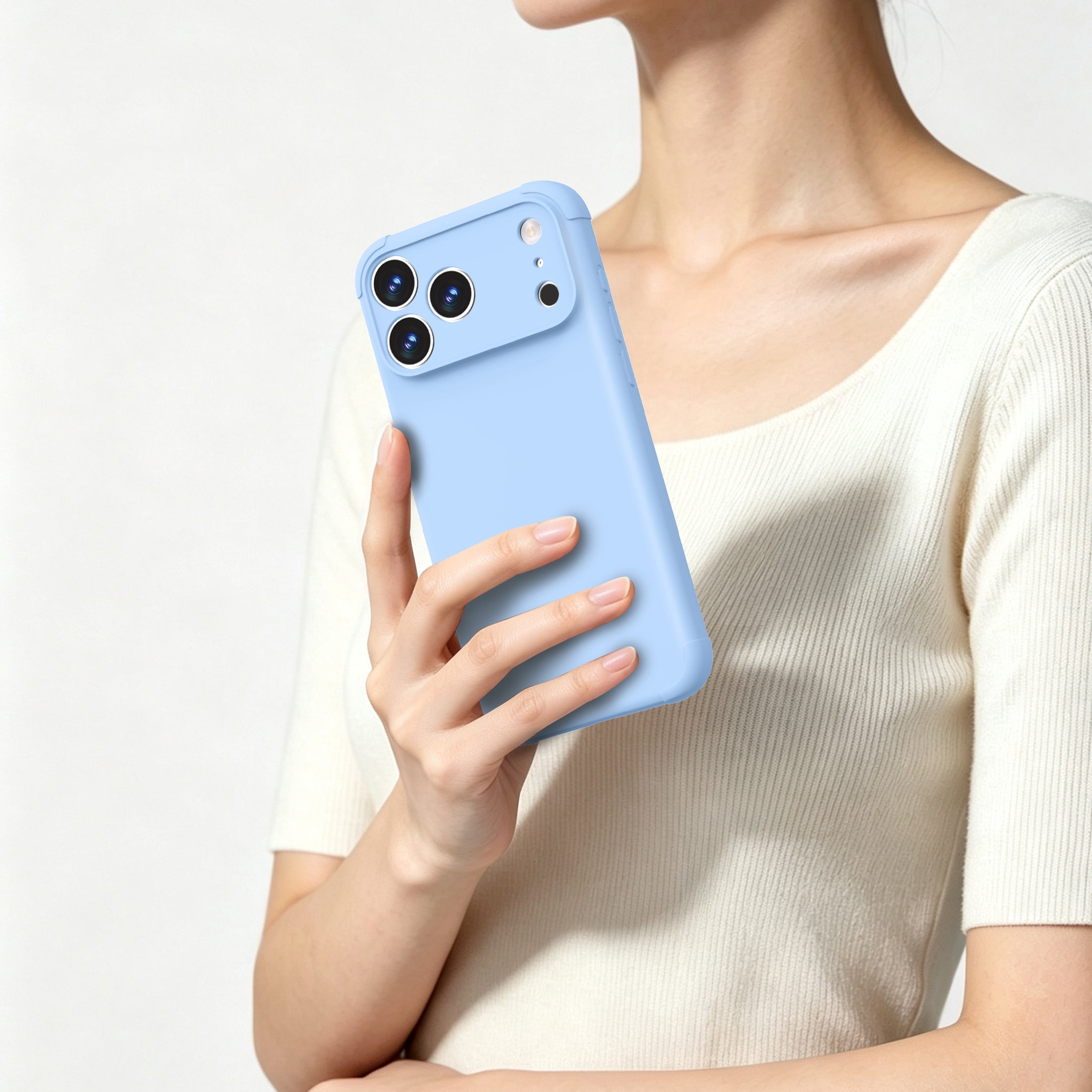 onn iPhone 18 Pro Max and iPhone 17 Pro Max Phone Case with MagSafe, Blue
