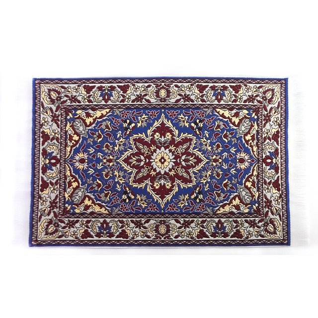 Vogacara Mini alfombra alfombra decoración piso alfombra modelo para decoración DIY marrón oscuro Type3 NO3
