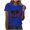 S0-Blue, variant on successthop Independence Day Clothes Women Flags USA Birthday T Shirt Casual Shirts Crewneck Short Sleeve Tops Blue XL
