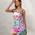 thumbnail image 3 of Ladies Elegant Sling Sleeveless Sexy Dress Animal prints, 3 of 6