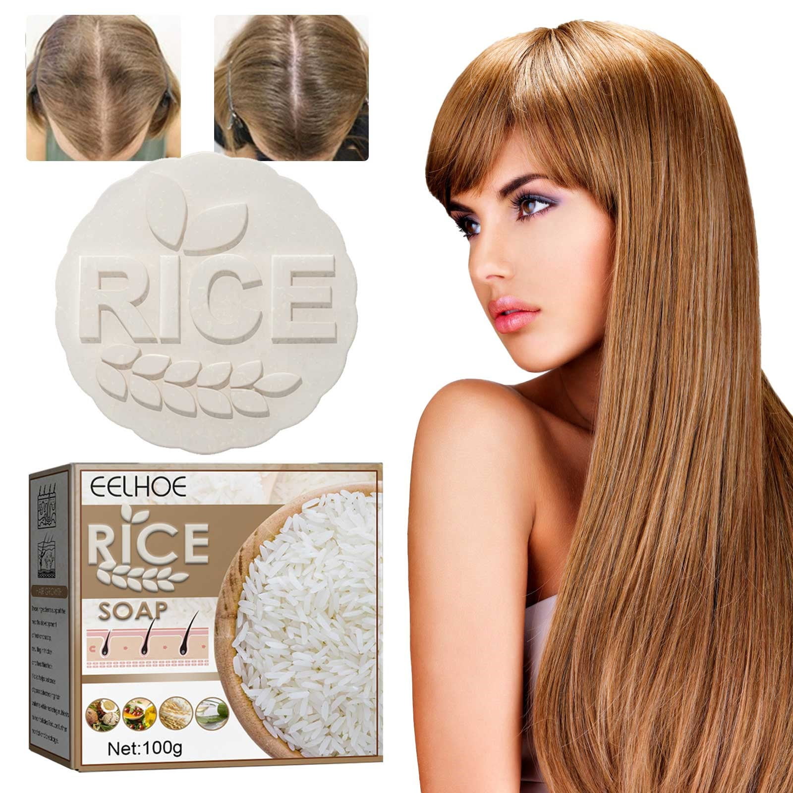 Makeup Set Anti Hair Loss Rice Shampoo Bar Water And Conditioner For