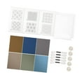 thumbnail image 4 of Tnarru Coaster Kit Pattern Template Kit with Embroidery Japanese Cross Stitch Kit for DIY Coasters Bags Pants , Set C, 4 of 8
