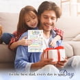 thumbnail image 7 of WaaHome Funny Fathers Day Card from Kids - All About My Super Dad Fill-in-the-Blank Interactive Happy Fathers Day Card for Husband & Grandpa with Envelope & Seal, from Daughter or Son, 7 of 7