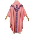 thumbnail image 2 of Church Vestments Priest Clergy Chasuble Catholic Mass Apparel Robe Round Neck, 2 of 4