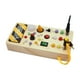 thumbnail image 3 of Tablero ocupado para niños pequeños, habilidades motoras finas, juguete artesanal de madera sensorial de aprendizaje, juguete de viaje para Estilo B, 3 of 8