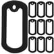 thumbnail image 1 of 12 placas de identificación para perros estilo militar, de silicona, con funda protectora., 1 of 8
