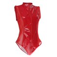 thumbnail image 1 of Mono de mujer Wetlook Catsuit Jumpsuit Charol Look Ropa interior Clubwear 3XL Zulema Body de malla para mujer, 1 of 8