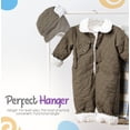 thumbnail image 7 of Utopia Home Kids Hangers 60 Pack - 11 Inch Plastic Baby Hangers for Closet - Childrens Hanger for Clothes & Infant Hanger for Closet - Non-Slip Shoulder Grooves, Strap Hooks & Pants Bar (White), 7 of 7