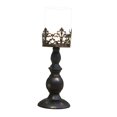 thumbnail image 5 of Candle Holder Metal Candlestick Holiday Candlelight Dinner Table Centerpiece Pillar Candle Holder for Anniversary Hotel Decor Black Small, 5 of 7