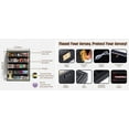 thumbnail image 2 of Graded Sports Card Display Case with LED Lights, Lockable Acrylic Case for Baseball and Trading Cards, 98% UV Protection (2 Pack Horizontal), 2 of 5