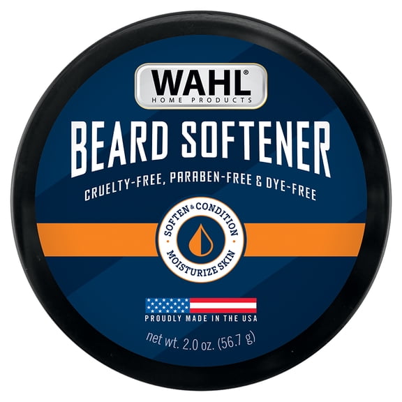 Wahl 2 oz Beard Softener Moisturizes Hair & Skin Conditioner with Shea Butter for Men – Model 3028691