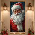 thumbnail image 2 of Santa Claus Holiday Banner Festive Decoration for Christmas Party Winter Celebration Seasonal Decoration, 2 of 9