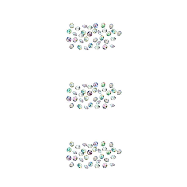 Qarigey Paquete de 1000 diamantes de imitación adornos acrílicos gemas de dispersión de cristal exquisitos rellenos de jarrón boda Type1 NO1