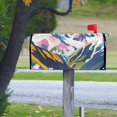 thumbnail image 4 of Yayeee Mailbox Cover Magnetic Large Size Post Box Cover Wrap Decor, Abstract Mountain, 4 of 9