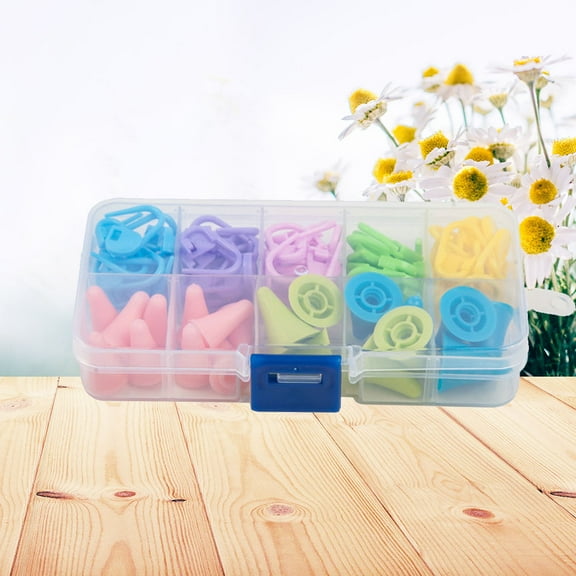 IDEANATEGRATE 80Pcs Knitting Supplies Accessories For Knitting Crocheting Weaving And Diy Crafts In Assorted Color