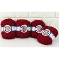 thumbnail image 2 of IBA Indianbeautifulart 2-ply Knitting Woolen Yarn Warm Soft & Lightweight Weaving Crochet Thread Hand Spinning Fiber Wool Yarn Pack of 4 (50g each) Maroon, 2 of 5