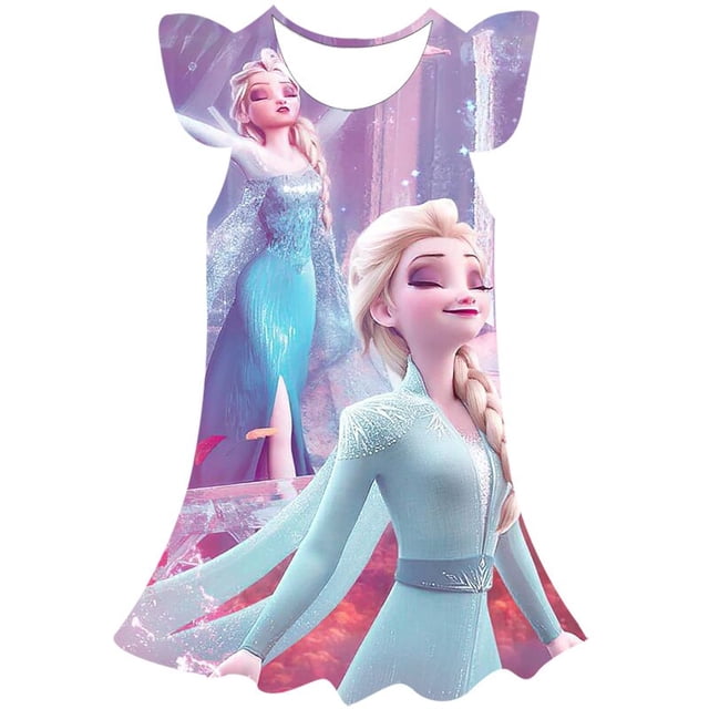 Vestido de princesa Elsa Disney Frozen LED para Niñas 9T