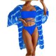 thumbnail image 1 of Conjunto De Bikinis 3 unids/set trajes de baño Casual rayas Sexy Bikini conjunto elegante para vacaciones en la playa Cgtredaw Para estrenar, 1 of 1