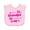 AD-Pink, variant on Inktastic My Grandpa Loves Me with Hearts and Kiss Boys or Girls Baby Bib