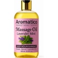 thumbnail image 2 of AROMATICO Lavender Mint Massage Oil with Sesame, Almond & Jojoba Oils. Non-Sticky, Safe & Natural Ingredients – 10 Fl Oz, 2 of 7