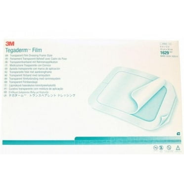 3M Tegaderm Transparent Film Dressings, 8 Inches x 12 Inches, 10 Count