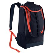 Angle View: Football Shield Compact 2 Soccer Backpack-Obsidian/Hyper Orange