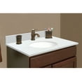 thumbnail image 7 of Transolid VT39.75x22-1OU-6F-A-W-1 39.75 in. D Quartz Vanity Top with Single Hole and Oval Undermount Sink, Calacatta, 7 of 7
