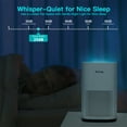 thumbnail image 4 of AIRTOK Air Purifier for Large Room Up to 793 sq ft, True H13 HEPA Air Cleaner for Allergies, Smoke, Pet Dander, Dust & Pollen, Quiet, Ozone Free, AP1001 White, 4 of 11