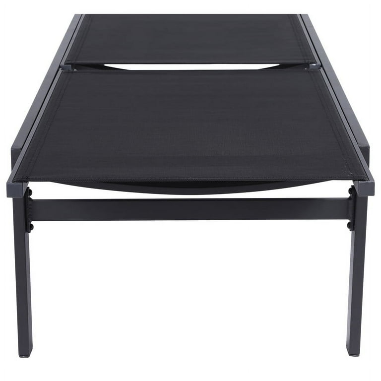 Meridian Furniture Santorini Outdoor Patio Chaise Lounge Chair - Grey Frame Meridian Furniture Santorini Outdoor Patio Chaise Lounge Chair - Grey Frame