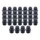 thumbnail image 1 of 32 piezas de tapa de tuerca de rueda, 12472838, piezas de reparación, negro, reemplazo premium de tapa de tuerca de rueda de alto rendimiento, rosca, 1 of 8