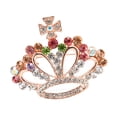 thumbnail image 4 of Crown Brooch,   Rhinestone Beautiful Alloy Frame Princess Queen Crown Brooch  For Wedding Party, 4 of 8