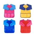 thumbnail image 6 of MOQIN Smocks for Kids, Toddler Art Smock Artist Painting Aprons Waterproof Long Sleeve with 3 Pockets for Age 2-6 Years,Kids Painting Apron, for Kids Painting Cooking Baking, 6 of 7