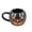 Black, variant on Halloween Pumpkin Bucket Trick or Treat Candy Holder Portable Pail with Sturdy Handle, Festive Decorative Basket for Party Supplies, Home Tabletop Display Holiday Storage Container 1PC