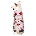 thumbnail image 5 of Uemuo Ladybugs And Flower for Winter Dog Hoodie Sweatshirts with Pockets Warm Dog Clothes for Small Dogs Chihuahua-Small, 5 of 8