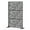 Black#0, variant on 70.75" Freestanding Metal Privacy Screen - Black Outdoor/Indoor Decorative Panel for Patio, Balcony & Garden (3-Panel Semi-Circular Design)