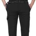 thumbnail image 6 of Men's Work Pants Utility Flex Cargo Pants Classic-Fit Water Resistant Lightweight Tactical Hiking Pants Black 4XL, 6 of 6