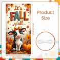 thumbnail image 6 of Colorful Design Fall Banner Cute Autumn Cow Thanksgiving Pumpkin for Seasonal Decor Home Decoration Festive Celebration, 6 of 9