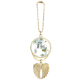 thumbnail image 1 of Map City Italy Landmark National Flag Pattern Car Keychain Angel Wing Pendant, 1 of 4