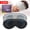 Black & Gray, variant on 3D Sleep Mask for Men&Women, 2 Pack Contour Eye Masks for Sleep, Side Sleeping Mask for Men&Women, Blackout Eye Mask for Sleeping Eye Mask, Airplane Travel Essentials for Men, Meditation Black&Black