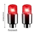 thumbnail image 5 of Linnome Tire Valve Stem LED Ambient Light Multicolor Vibration Activated Wheel Rim Decor Lamp Battery Operated Waterproof Auto Tire Atmosphere Accessory, 5 of 5