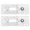 thumbnail image 1 of 2 pares de clips de sofá de metal conector de sofá 2 en 1 para la sala de estar de sofás deslizantes asegura estabilidad la construcción rectangular de metal moderno, 1 of 4
