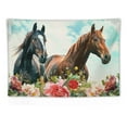 thumbnail image 5 of Orinice Steed with Flower Tapestry Dorm Bedroom Living Room Party Ready to Hang 60x40 Inches, 5 of 7