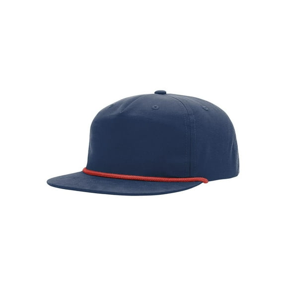 Richardson - Umpqua Snapback Cap - 256 - Navy/ Red - Size: Adjustable