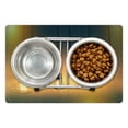 thumbnail image 1 of Industrial Pet Mat for Food and Water, Vibrant Retro Style Equipments Original Concept for Modern Artwork Design, Non-Slip Rubber Mat for Dogs and Cats, 18" X 12", by Ambesonne, 1 of 1