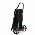 thumbnail image 4 of Rolser  Com 88 lb. Capacity MF Tube 2 Big Wheel Shopping Trolley 39.77" H x 18.71" W x 16.54" D - Black, 4 of 5