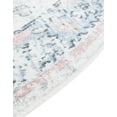 thumbnail image 4 of Unique Loom Kamala Washable Collection Area Rug - Oriental (5' 3" Round Ivory/Gray), 4 of 9