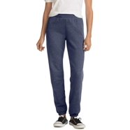 hanes women's fleece sweatpants with cinched ankle